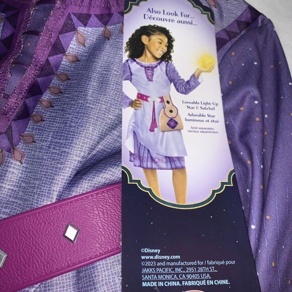 NWT Disney Wish Movie Asha’s Adventure Costume Dress Child Size Small 4-6x - Picture 1 of 7